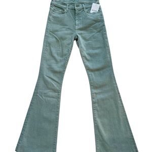 MOTHER Weekender Fray Midrise Flare Jeans